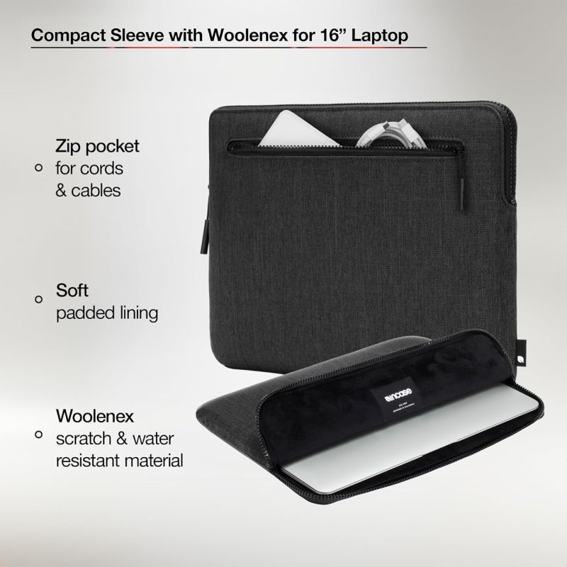 HOUSSE 16'' WOOLENEXMACBOOK PRO GRAPHITE