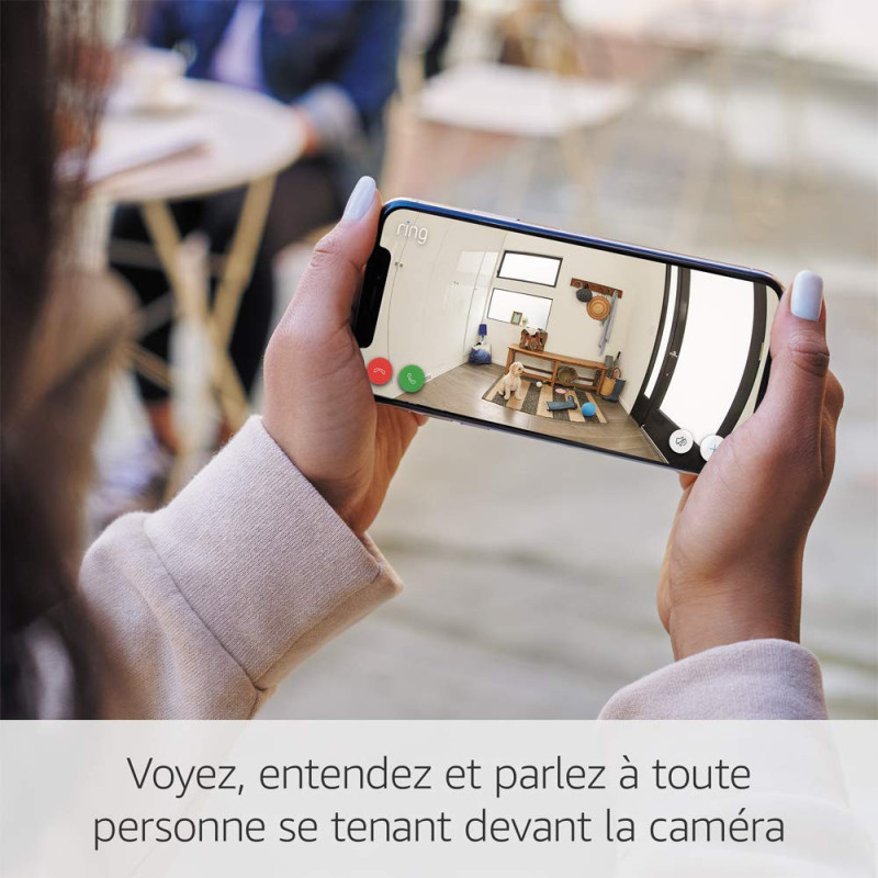 CAMERA STICK UP CAM BATTERY BLANC