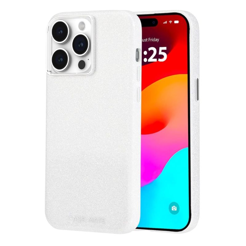 COQUE MAGSAFE POUR IPHONE 15 PRO MAX SILICONE SHIMMER IRIDESCENT