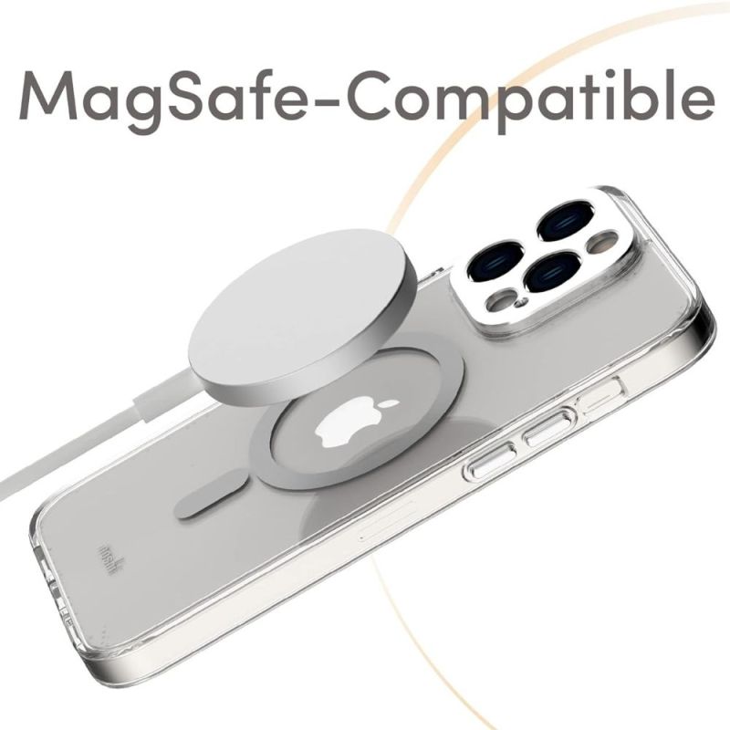 COQUE IGLAZE MAGSAFE IPHONE 14 PLUS ARGENT