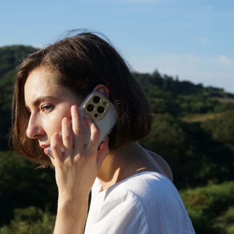 COQUE IGLAZE MAGSAFE IPHONE 14 PLUS ARGENT