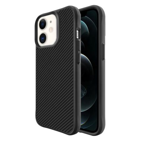 COQUE KARBON IPHONE 12 MINI NOIR