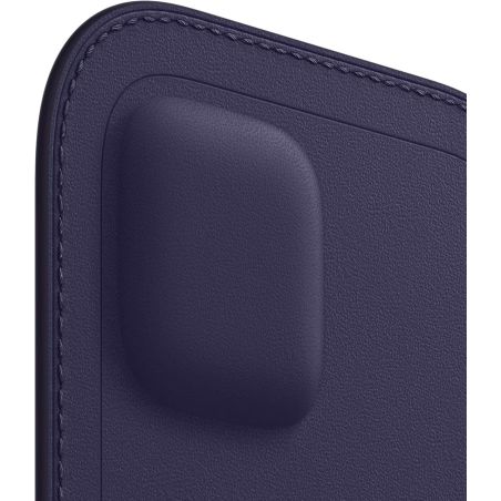 DEEP PURPLE LEATHER CASE FOR IPHONE 12 PRO MAX