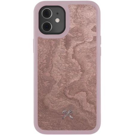 COQUE BUMPER EN PIERRE IPHONE 12 MINI CANYON ROUGE