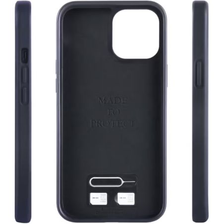 COQUE BUMPER EN PIERRE IPHONE 12 MINI CAMO GRIS