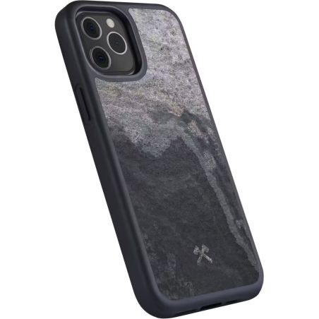 COQUE BUMPER EN PIERRE IPHONE 12 MINI CAMO GRIS