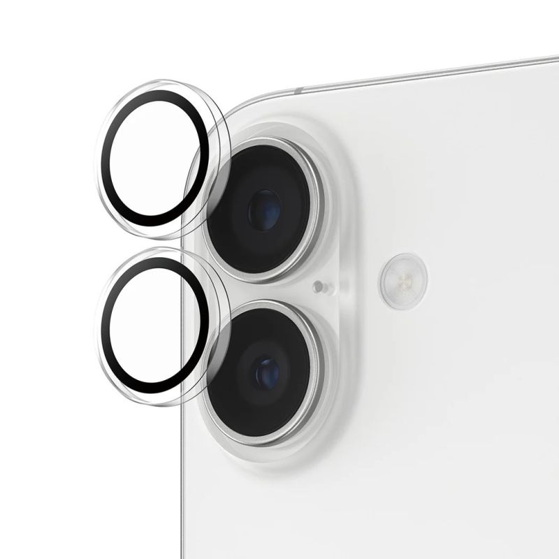 PROTECTEUR OBJECTIF APPAREIL PHOTO IPHONE 17/16/16 PLUS TRANSPARENT