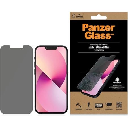 VERRE TREMPE POUR IPHONE 13 MINI ANTIBACTERIEN TRANSPARENT