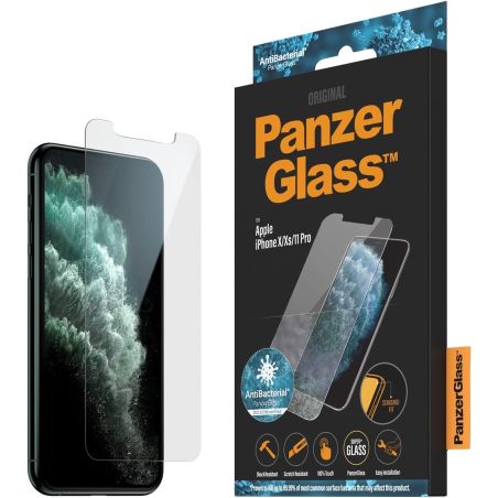 VERRE TREMPE POUR IPHONE X/XS/11 PRO NOIR FRIENDLY