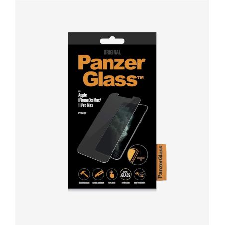 VERRE TREMPE POUR IPHONE XS MAX / 11 PRO MAX NOIR FRIENDLY