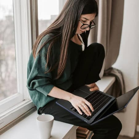 COQUE MACBOOK AIR 13,6'' TRANSPARENT MINUIT