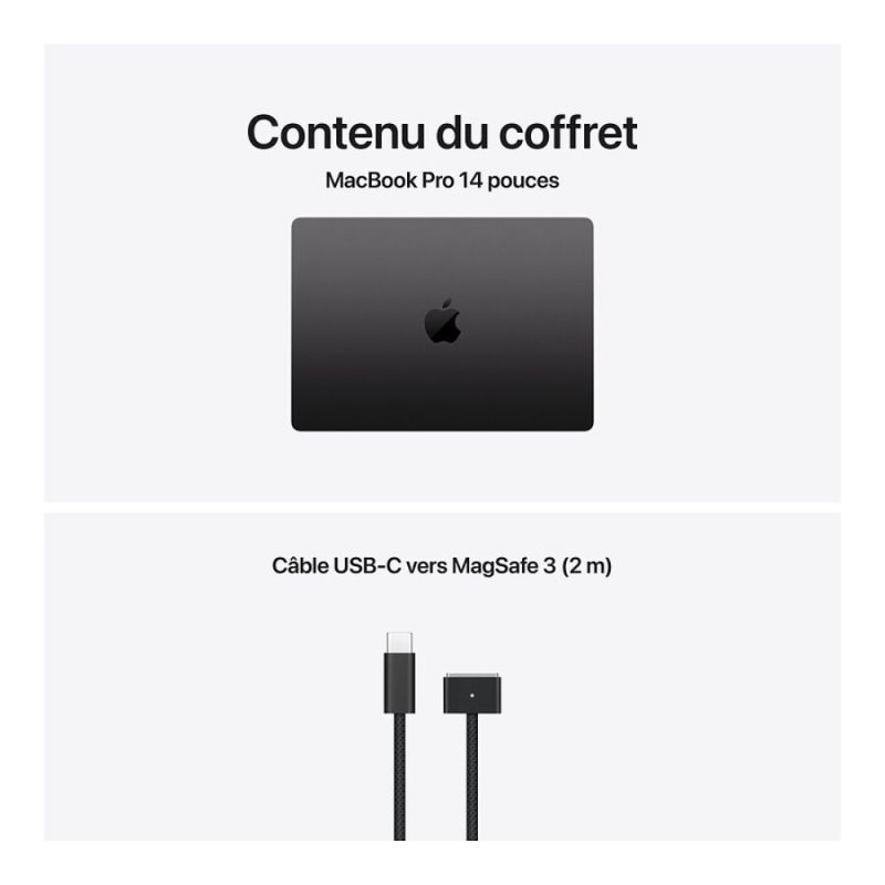 MACBOOK PRO M5 14'' 16 GO 512 GO NOIR SIDERAL