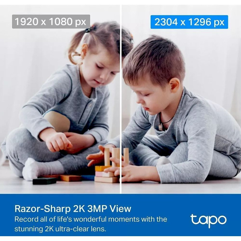 CAMERA DE SECURITE INTERIEURE TAPO TC71  BLANC