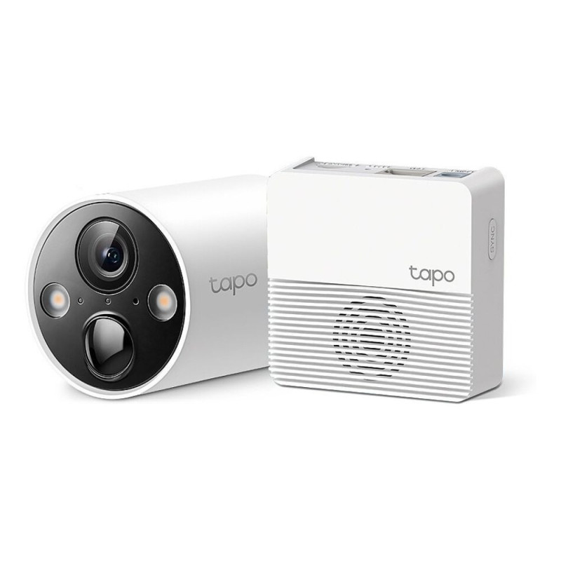CAMERA EXTERIEUR SANS FIL TAPO C420S1 + HUB CONNEXION