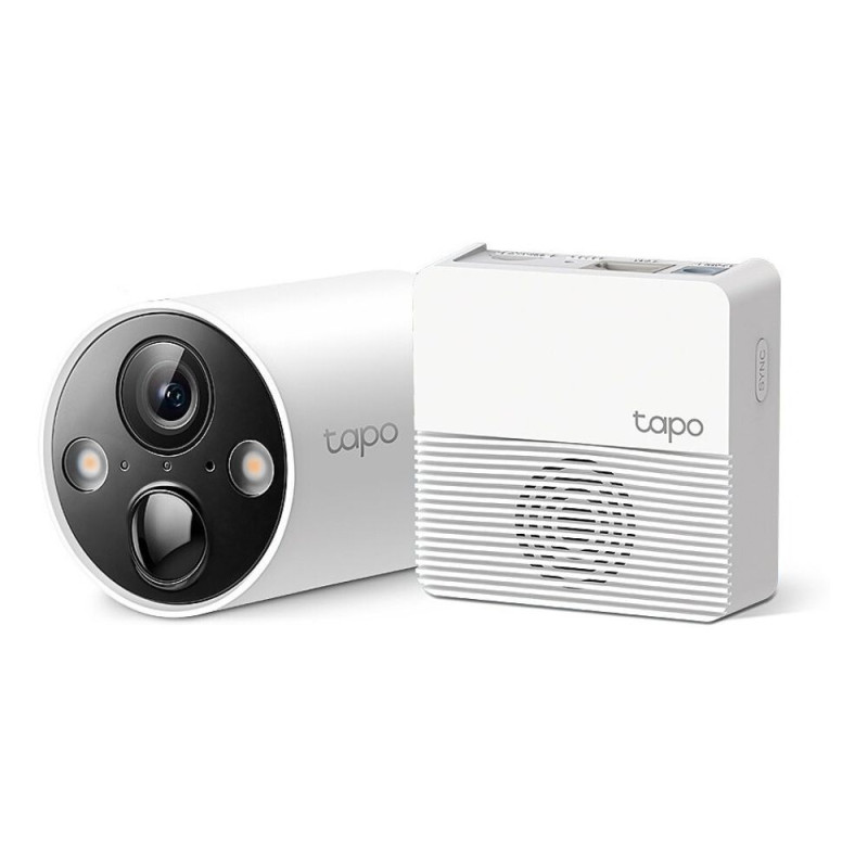 CAMERA EXTERIEUR SANS FIL TAPO C420S1 + HUB CONNEXION
