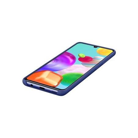 COQUE SILICONE GALAXY A41 BLEU