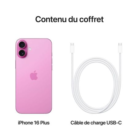 SMARTPHONE IPHONE 16 PLUS 512 GO PINK