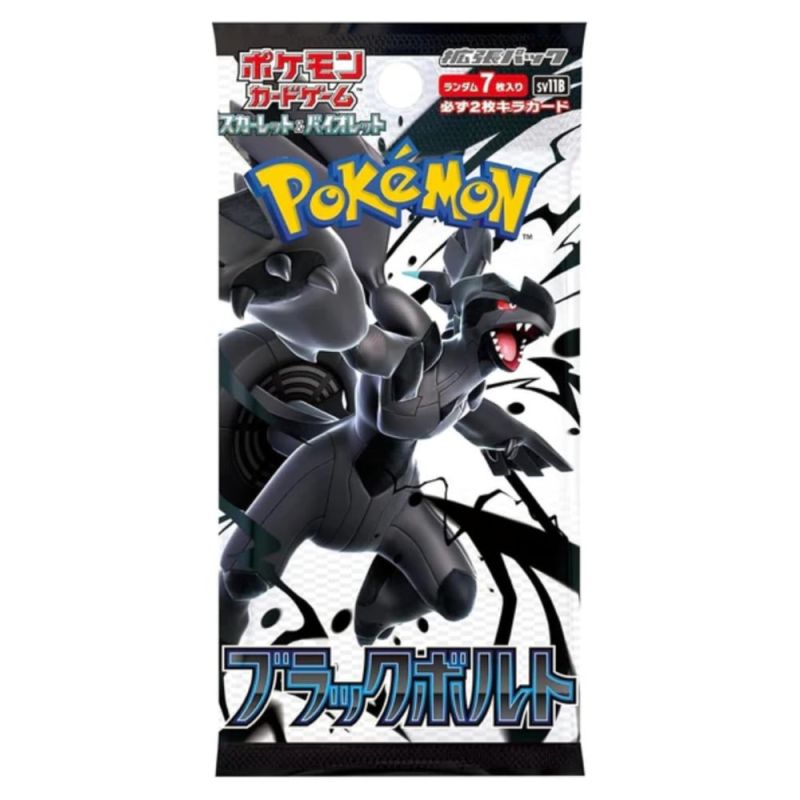 POKEMON BLACK BOLT 5-CARD BOOSTER PACK JAPANESE EDITION