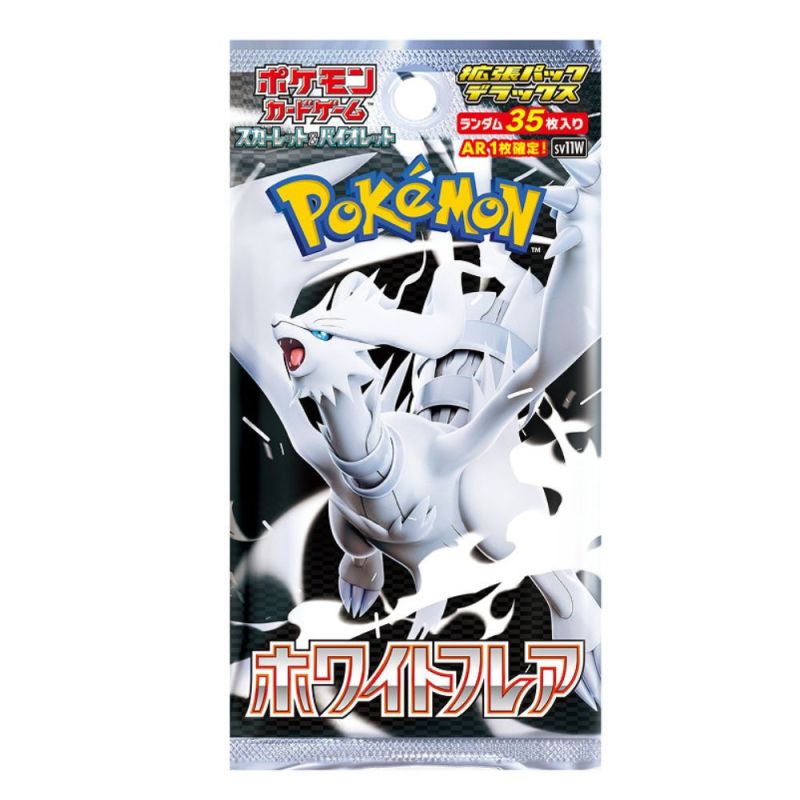 POKEMON WHITE FLARE SV11W 7-CARD BOOSTER PACK JAPANESE EDITION