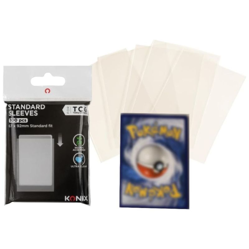 PROTEGE-CARTES STANDARD 67 x 92 MM 100PCS