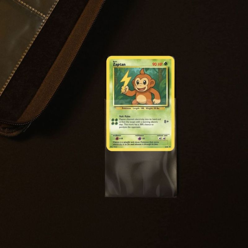 BLACK MATE CARD PROTECTORS X100