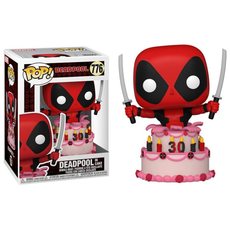 FIGURINE POP DEADPOOL 30TH GATEAU ANNIV