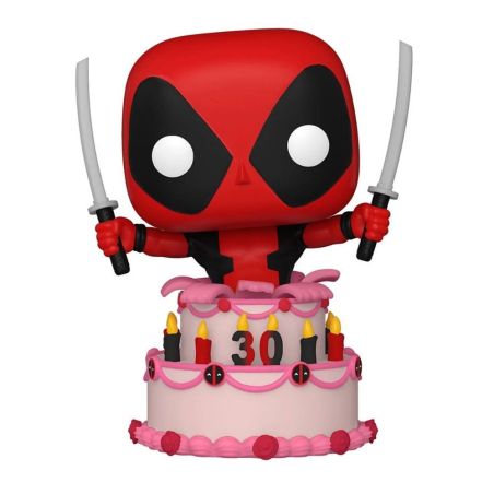 FIGURINE POP DEADPOOL 30TH GATEAU ANNIV
