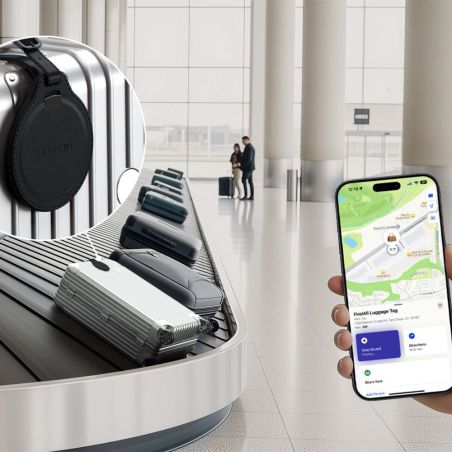 FINDALL BLACK CONNECTED LUGGAGE TAG