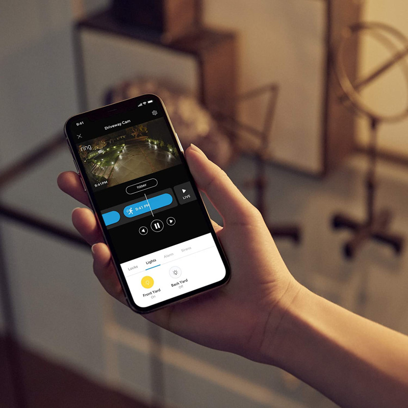 ROUTER  RING SMART LIGHTING POUR DETECTEUR DE MOUVEMENT BRIDGE BLANC