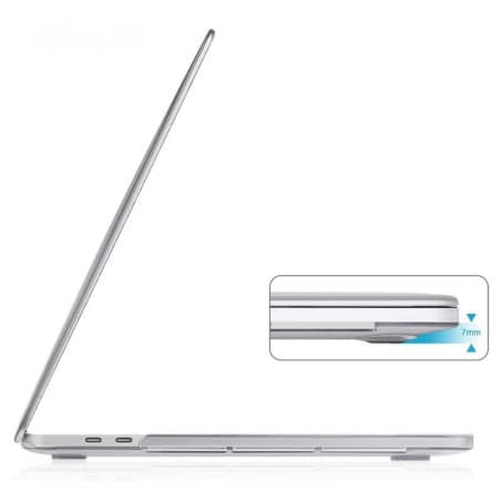 COQUE RIGIDE MACBOOK AIR 13 M1 2020 2019 2018 TRANSPARENT