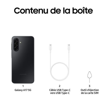 SMARTPHONE GALAXY A17 128 GB 5G 4 GB BLACK