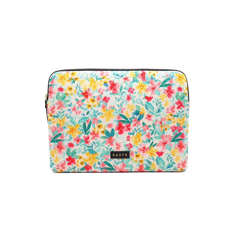 COVER 15'' FLOWERS CANVAS LIGHT