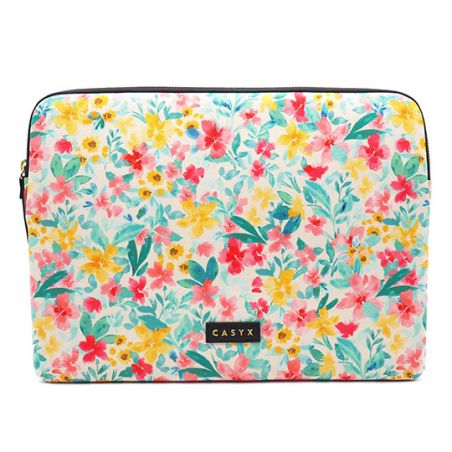 COVER 15'' FLOWERS CANVAS LIGHT