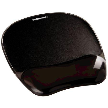 TAPIS DE SOURIS AVEC REPOSE-POIGNET CONFORT ET GEL NOIR