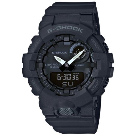 Men's G-Shock G-Squad GBA-800 Black Resin Watch