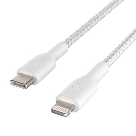 REINFORCED USB-C TO LIGHTNING CABLE 2M WHITE