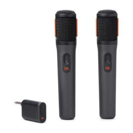 ENSEMBLE DE 2 MICROPHONES SANS FIL PARTYBOX NOIR