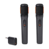 PARTYBOX WIRELESS MICROPHONE SET OF 2 BLACK