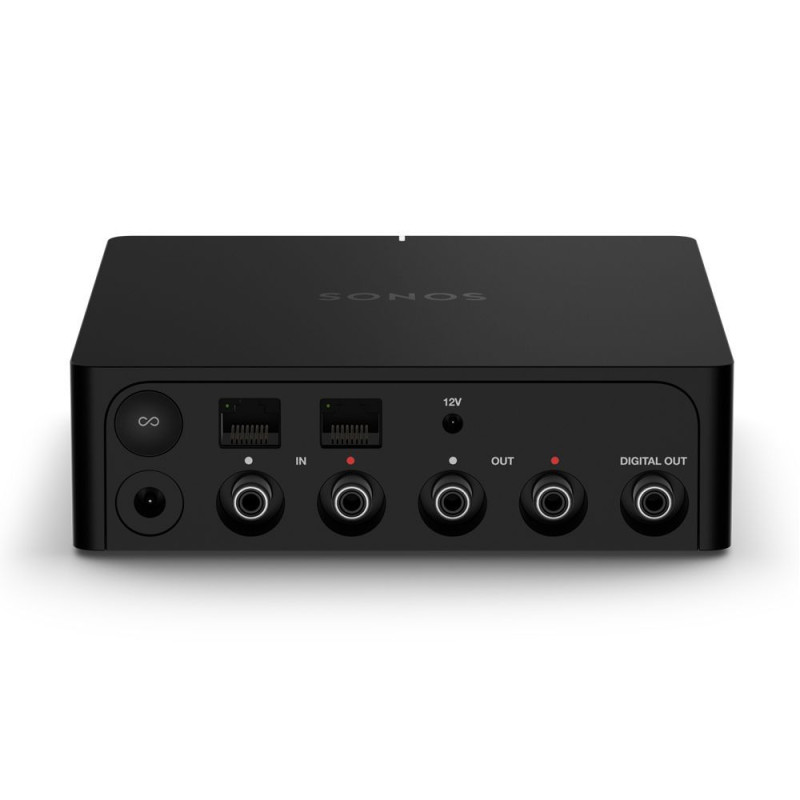 LECTEUR AUDIO RESEAU MULTIROOM PORT EU NOIR