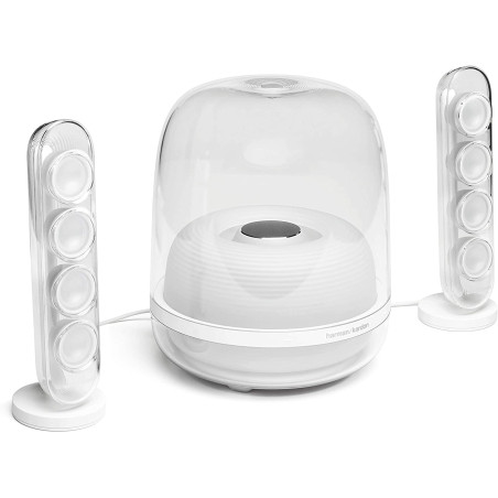 SYSTEME DE HAUT-PARLEURS SOUNDSTICKS SANS FIL BLANC