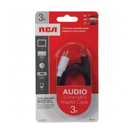 90cm RCA/3.5MM MP3 AUDIO ADAPTER