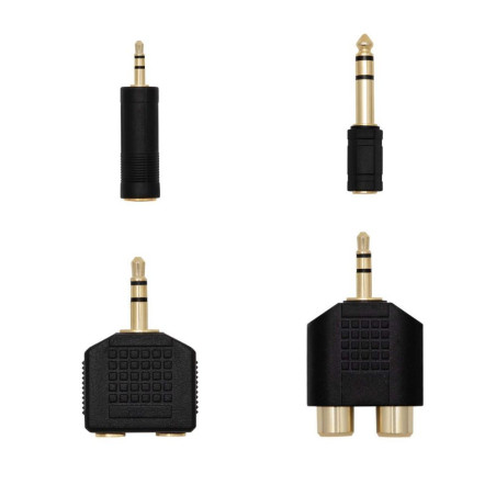 3.5MM AND 6.35MM AUDIO JACK ADAPTER KIT
