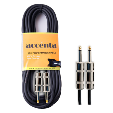 CABLE 14GG SPEAKER 1/4'' MONO TO 1/4''MONO 10FT