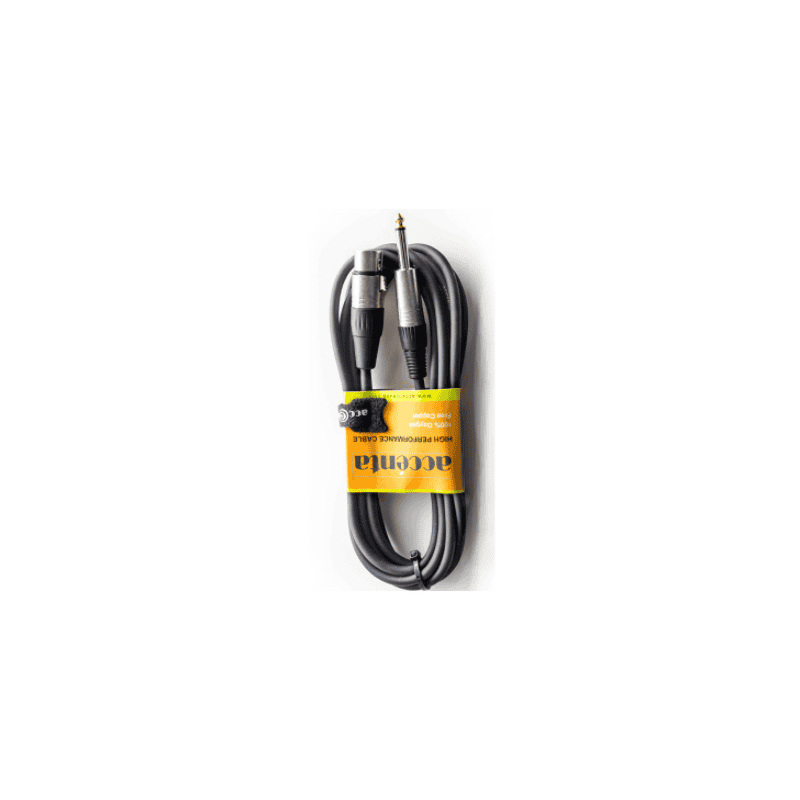 CABLE XLR 1/4 INCH 6.33 MM MONO 6 '