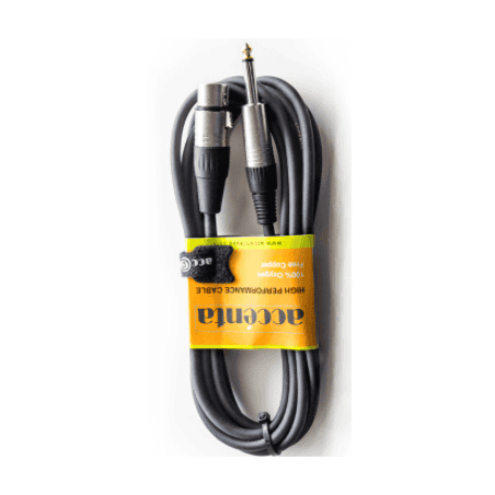 CABLE XLR 1/4 INCH 6.33 MM MONO 6 '