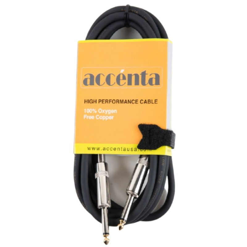 CABLE D'INSTRUMENT 1/4 DE POUCE 6M