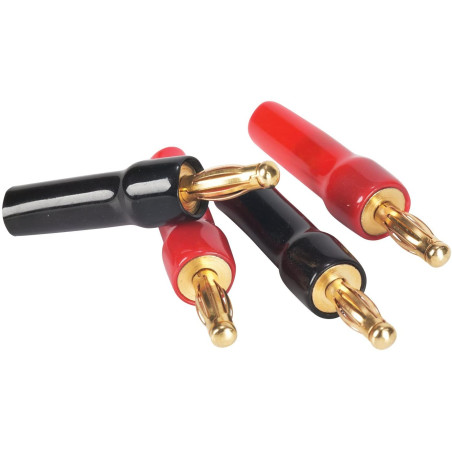 FICHES POUR CABLE HAUT PARLEUR 4 PCS