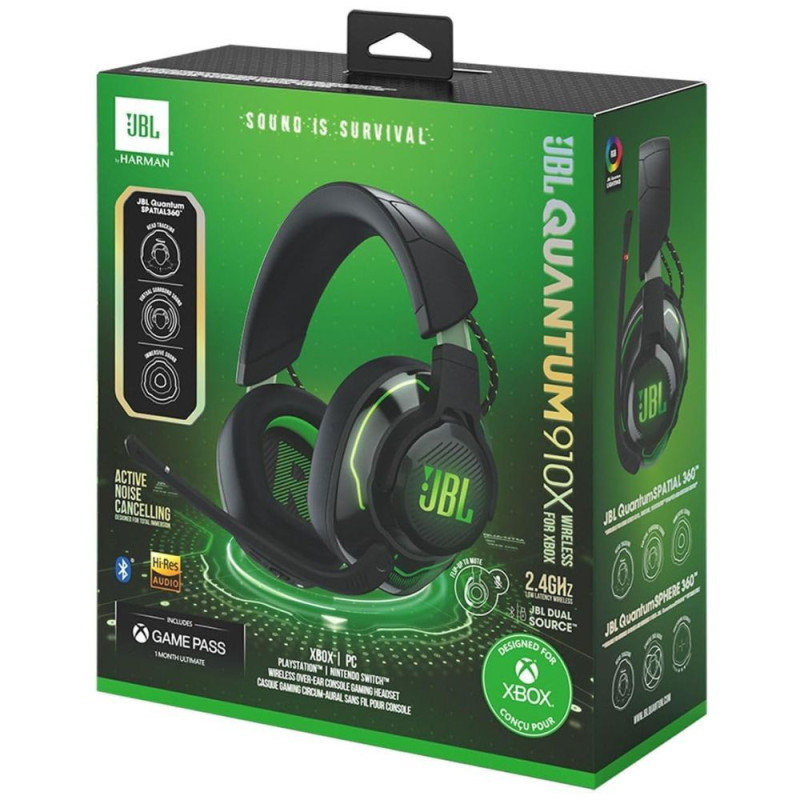 QUANTUM 910X WIRELESS GAMING HEADSET XBOX BLACK/GREEN