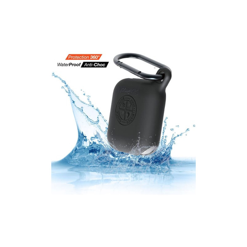 BLACK AIRPODS WATERPROOF PROTECTION