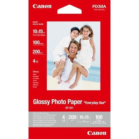 GP-501 GLOSSY PHOTO PAPER10 X 15CM 210G X100